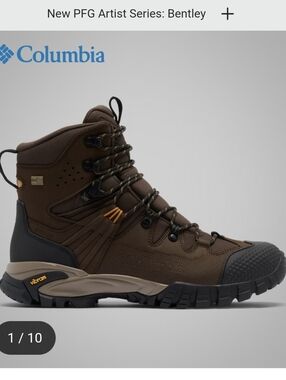 Columbia Men's GeoTerra OutDry Brown Leather Boot Size 13 Waterproof Hiking